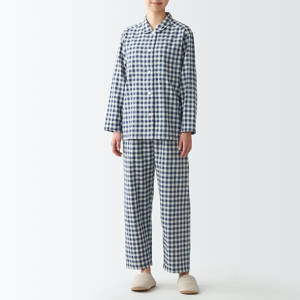 Shop Side Seamless Double Gauze Pajamas online | Muji UAE