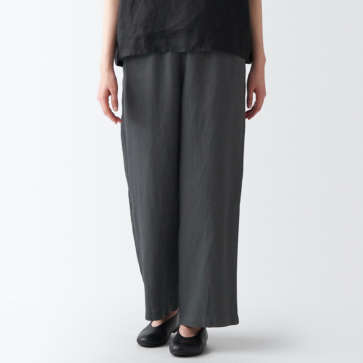 Shop Hemp Wide Easy Pants online | Muji UAE