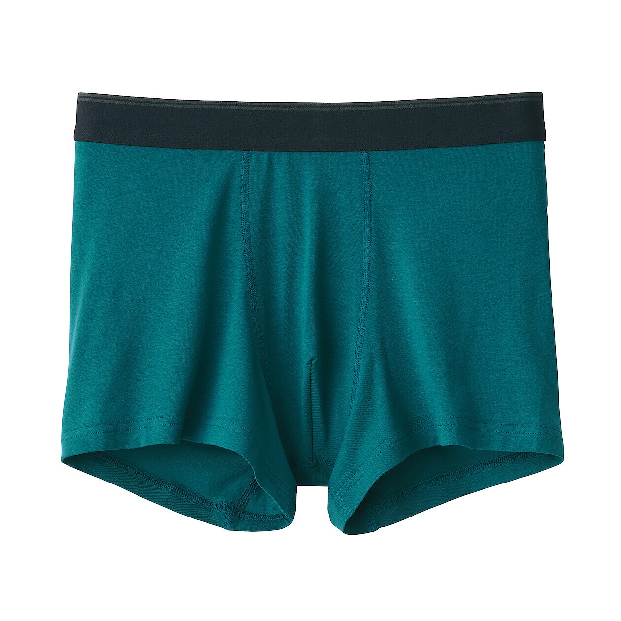 Shop Smooth Stretch Low Rise Front Open Boxer Briefs online Muji UAE