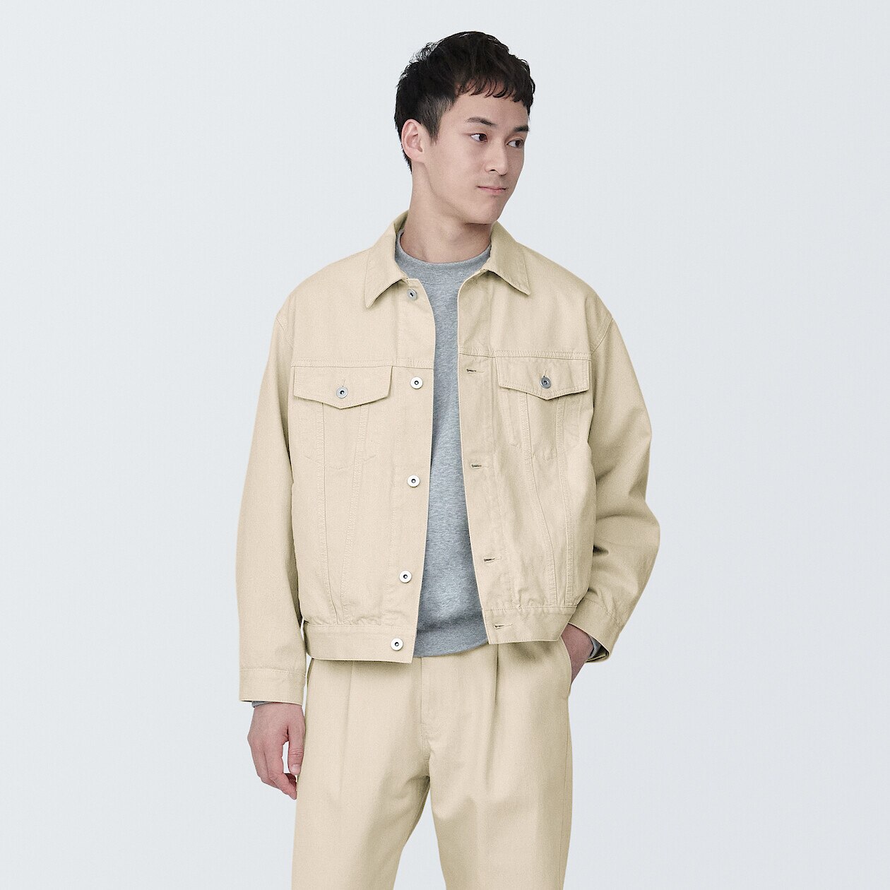 Shop Kapok Blended Jacket online | Muji UAE