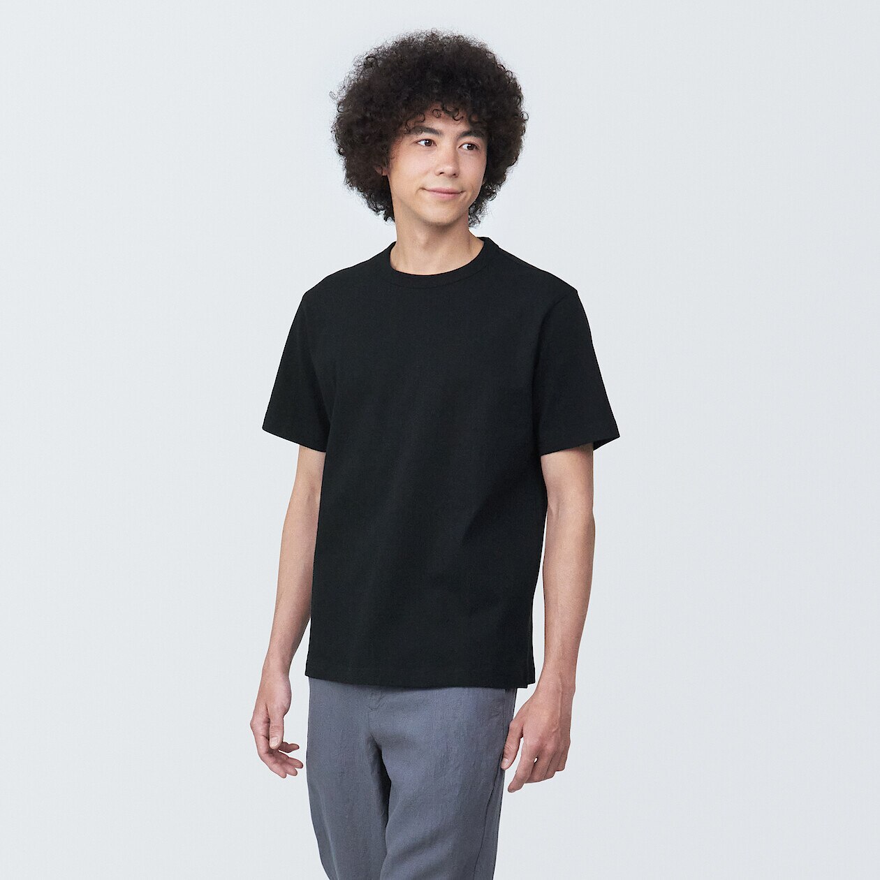 Shop Heavy Weight Jersey Short Sleeve T-Shirt online | Muji UAE