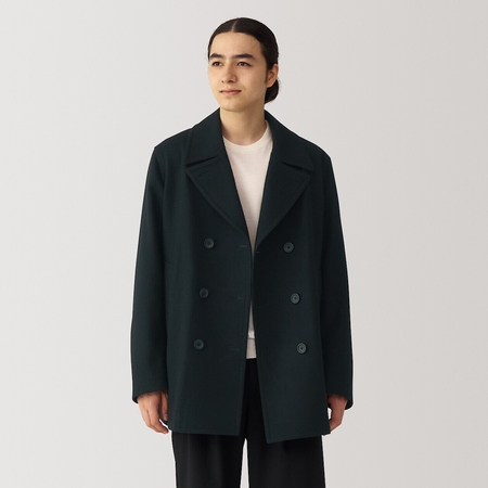 Muji wool coat on sale